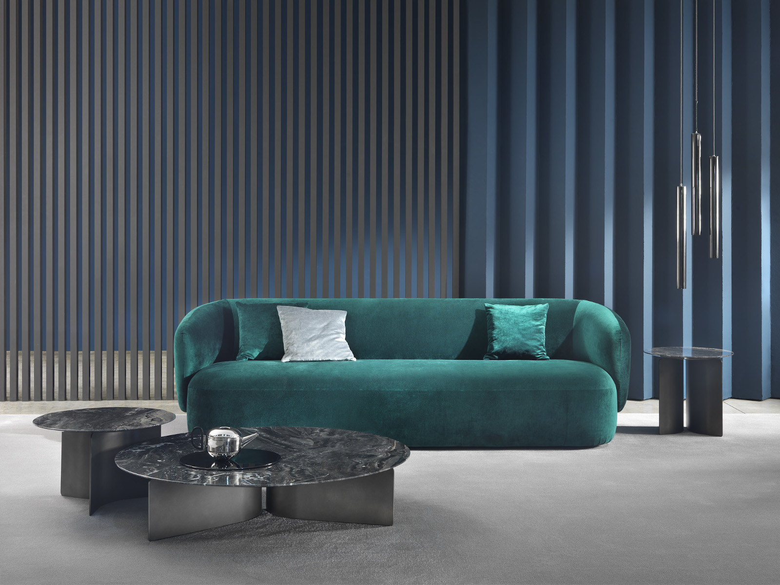 Sofa in velvet home residential contract Noah